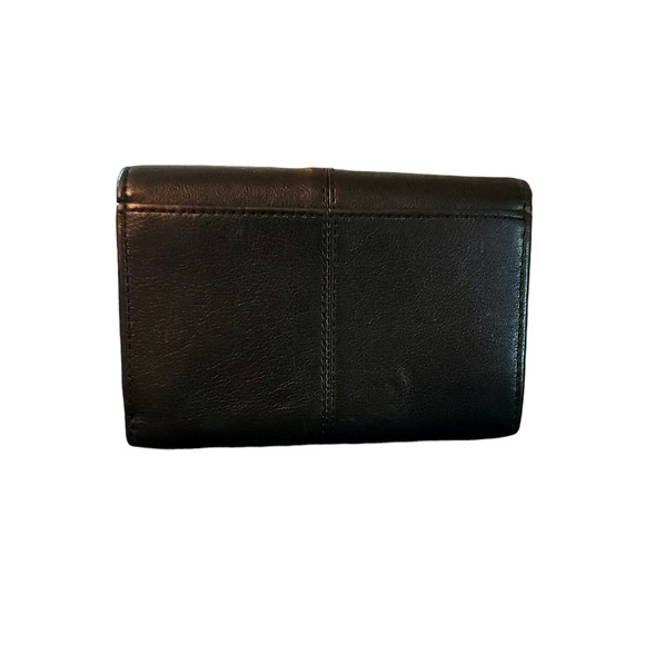 Coach Ashley black leather tri-fold wallet - Picture 2 of 8